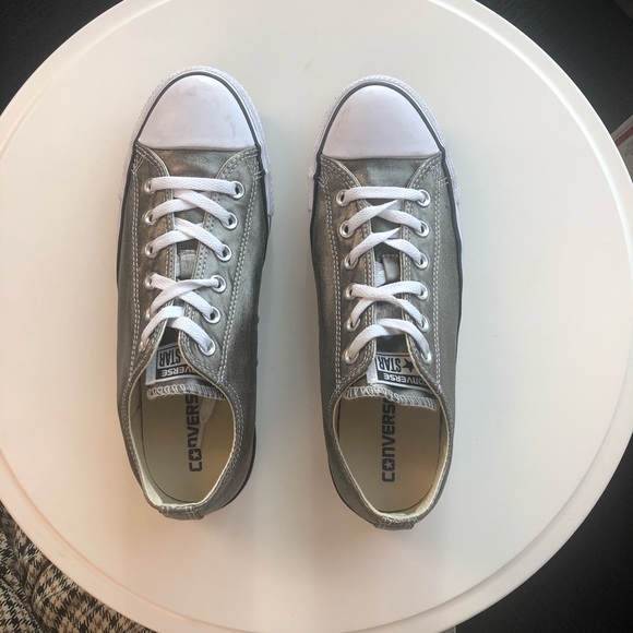 metallic converse sneakers